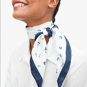 Kate spade dainty bloom silk square scarf